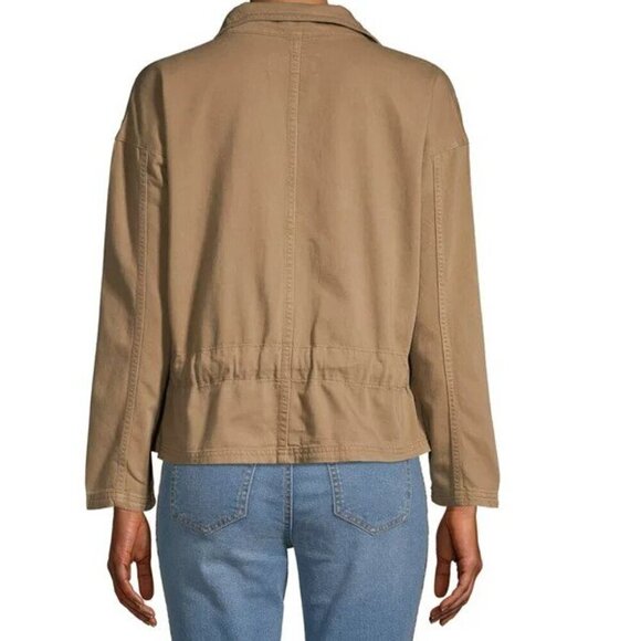 TIME AND TRU BROWN UTILITY JACKET GREAT CONDITION - Picture 2 of 15